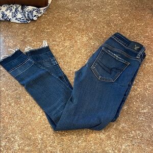 American Eagle Outfitters Dark Blue Skinny Jeans